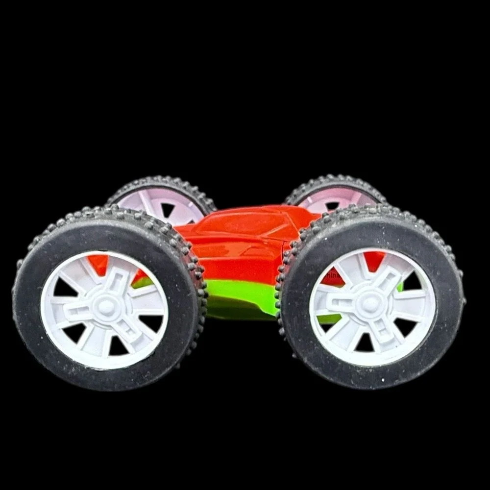 2 Four-Wheeled Double-Sided Drive Inertia Toy Car‎  Stunt Blue/Green/Red